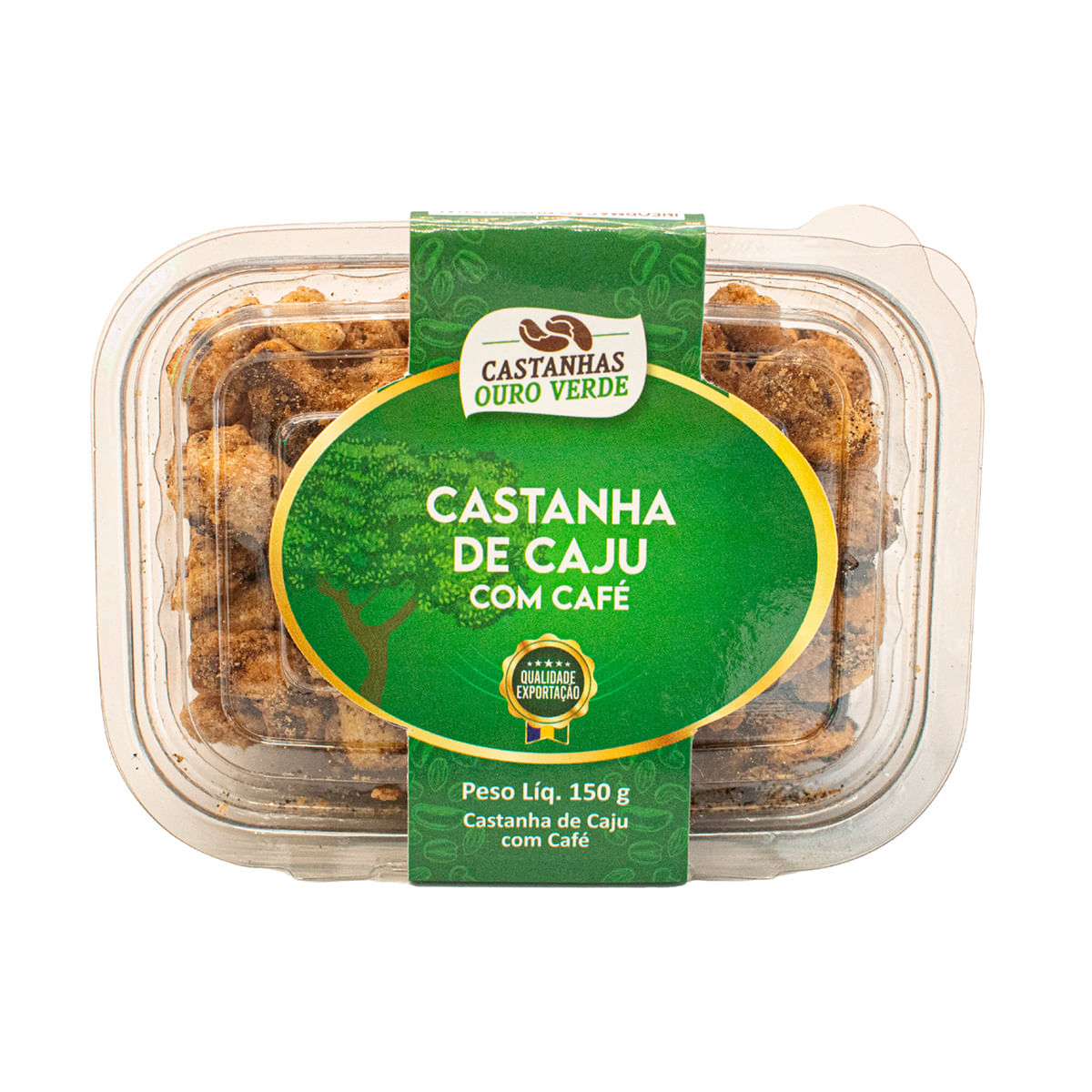 4022777 - CASTANHAS DE CAJU COM CAFE OURO VERDE 150G